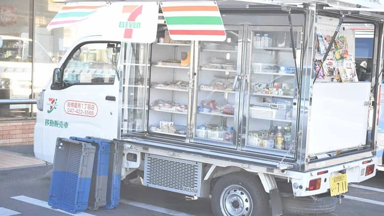 セブンイレブンの移動販売車